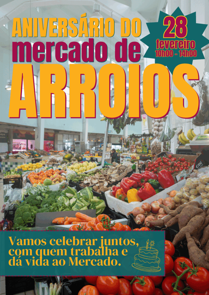 O Mercado de Arroios assinala 84 anos no próximo dia 28 de fevereiro, celebrando um espaço que continua a ser central na vida da freguesia — lugar de proximidade, diversidade e encontro entre quem aqui trabalha e quem aqui faz as suas compras diariamente. Para marcar a data, convidamos a comunidade a juntar-se ao mercado e às pessoas que lhe dão vida todos os dias. Durante a manhã, entre as 10h00 e as 11h30, o Espaço da Criança recebe uma sessão especial de leituras dinamizada por Elsa, pensada para o público mais jovem e famílias. Por volta das 13h00, o Coro do Clube Atlético atua no mercado, criando um momento de convívio e celebração. O encerramento simbólico da manhã festiva acontece cerca das 13h30, com o cantar dos parabéns e o corte do bolo de aniversário, celebrando os 84 anos deste equipamento histórico da freguesia. Neste mesmo dia, a Rua Ângela Pinto recebe também a iniciativa Ruas Abertas, convidando a comunidade a viver o espaço público de forma mais próxima, segura e partilhada. Celebrar o Mercado de Arroios é celebrar as pessoas que o constroem diariamente e reforçar o seu papel como espaço vivo, essencial e comunitário.